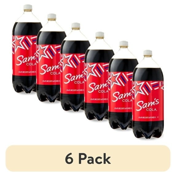 Sam’s Cola Soda 2 Liter Bottles 6 Pack Carbonated Soft Drink Cola Drink gallery