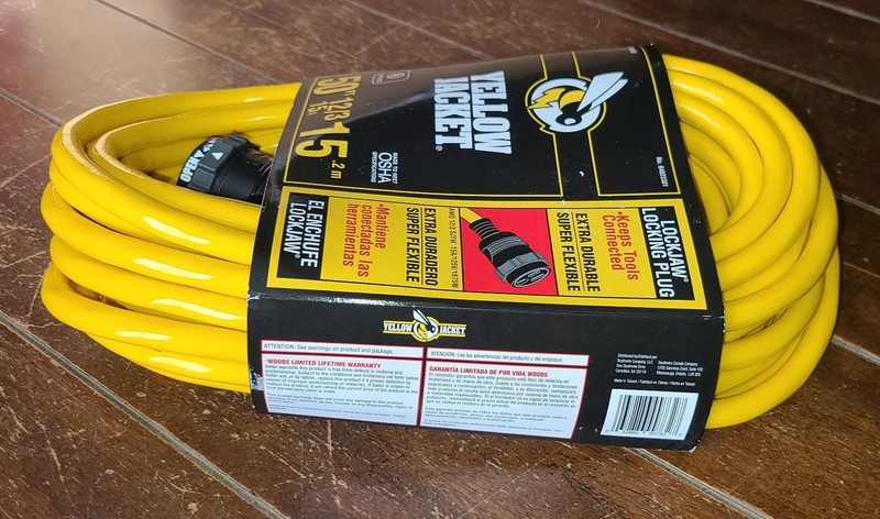 Woods Yellow Jacket 50ft LockJaw Locking Plug Extension Cord - Item #64823301 gallery