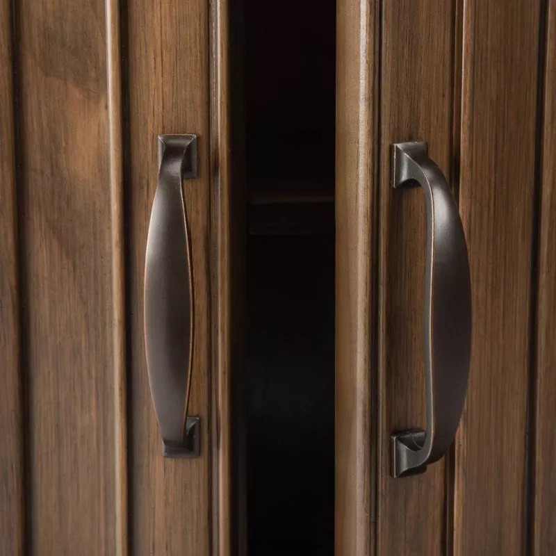 Connaught Entryway Storage Cabinet Rustic Natural Aged Brown gallery