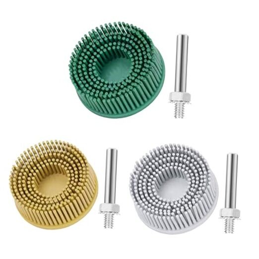 3Pcs Bristle Disc 2 Inch Gasket Remover Wheel Tool - 50#, 80#, 120# Size, gallery