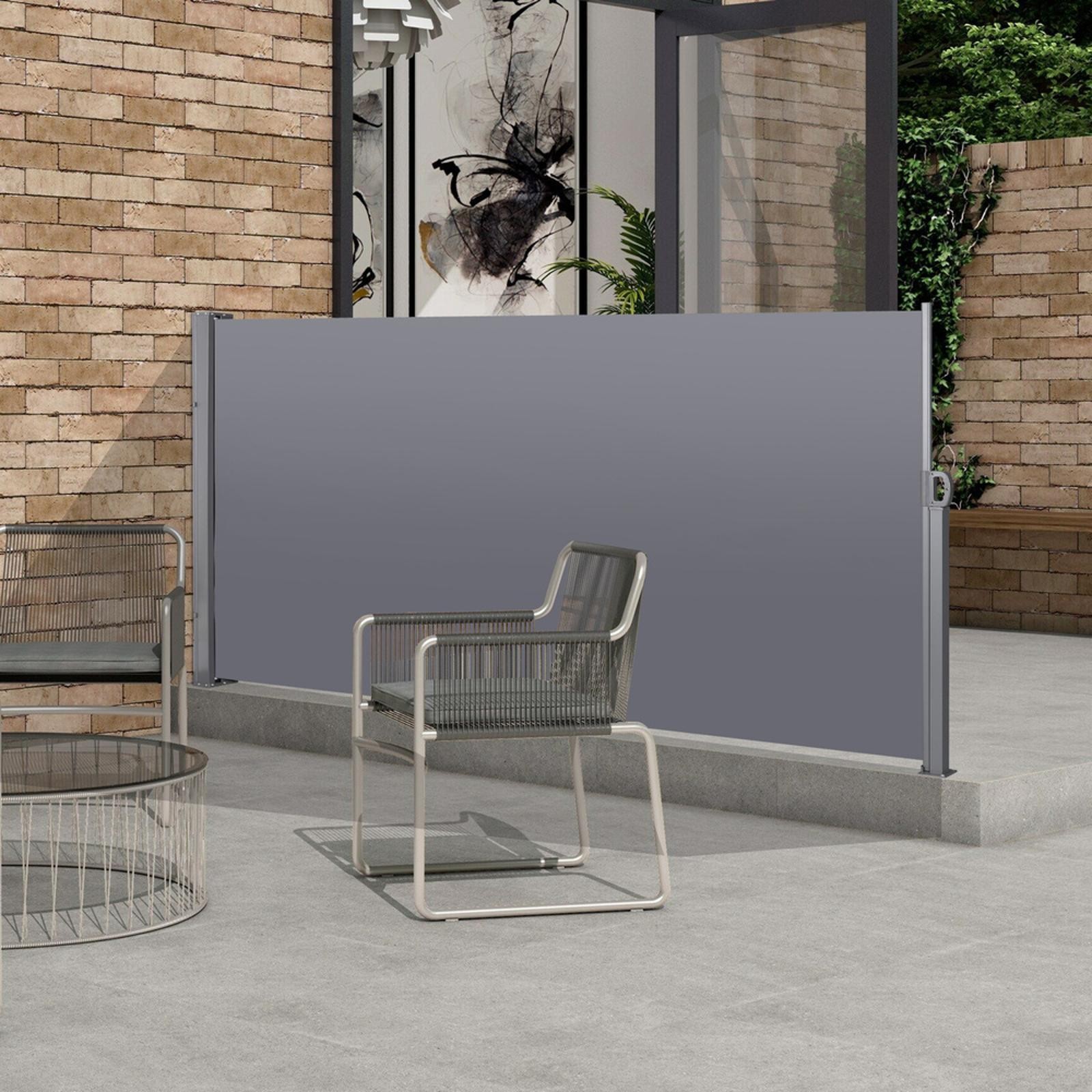 Easy-to-Assemble Retractable Patio Awning, Multi-Functional -Resistant Privacy gallery
