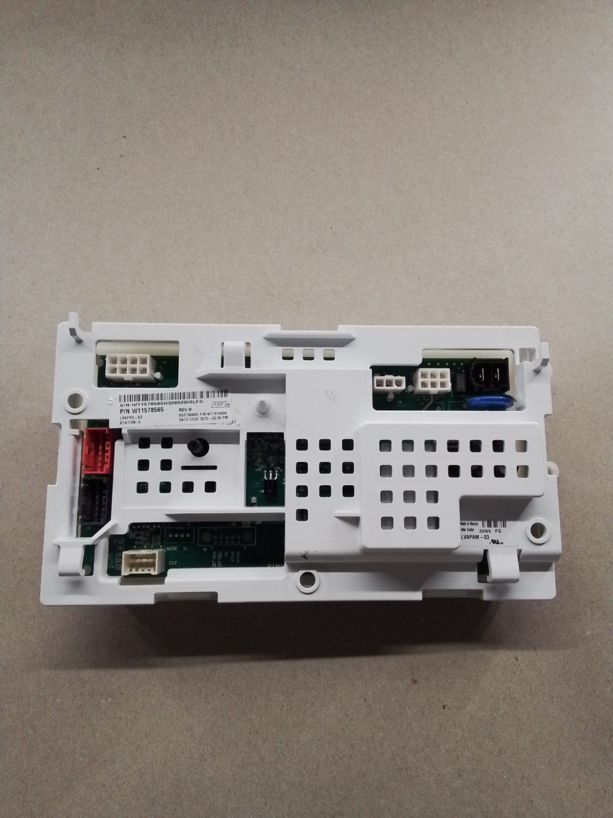Whirlpool Washer Interface PN: W11603810 gallery