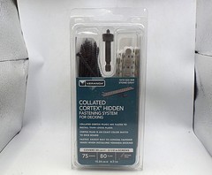 FASTENMASTER COLLATED CORTEX HIDDEN FASTENER VERANDA DECK 2-1/2″ STONE GREY 75PC