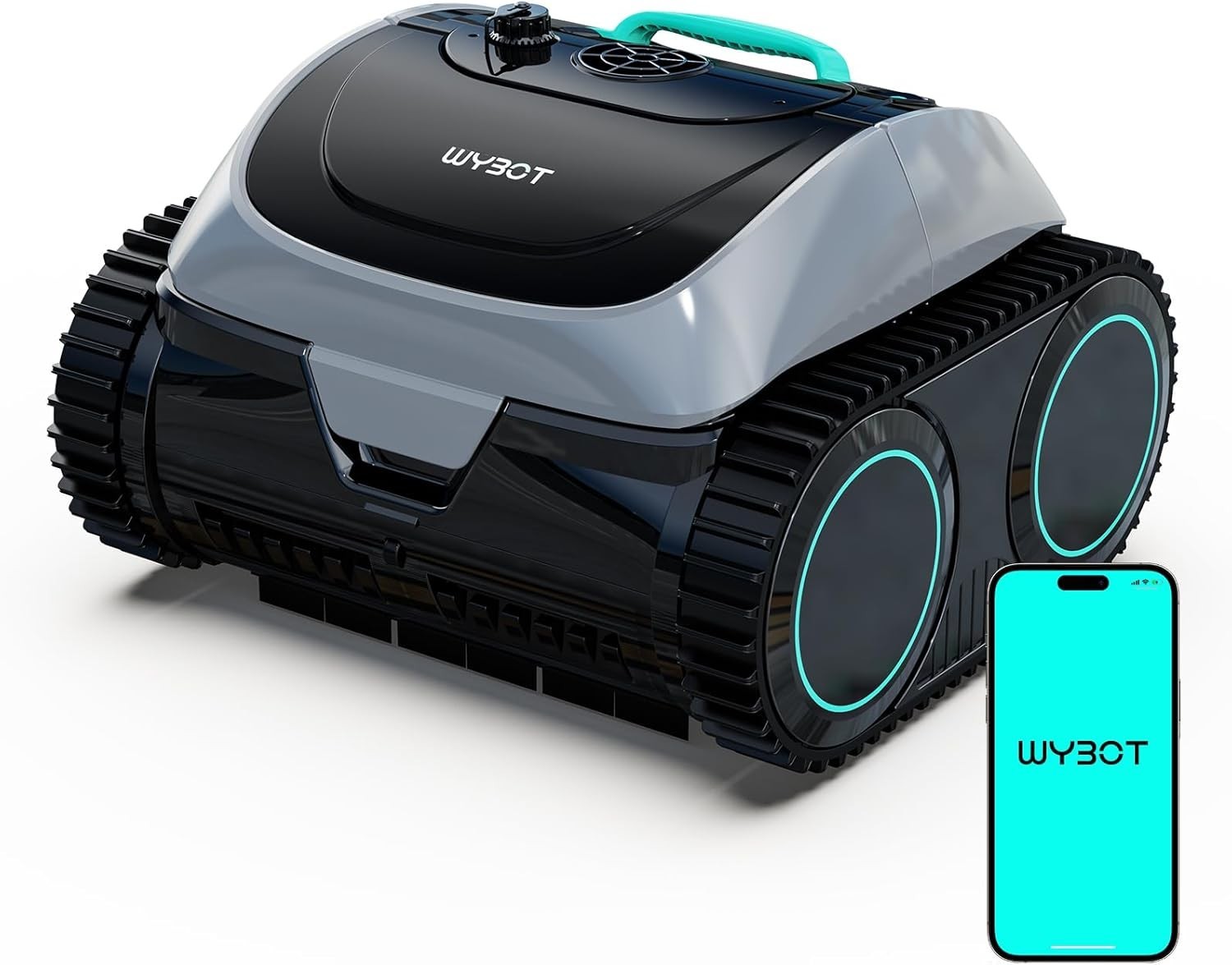 WYBOT C1 Cordless Robotic Pool Cleaner w/ App Support gallery