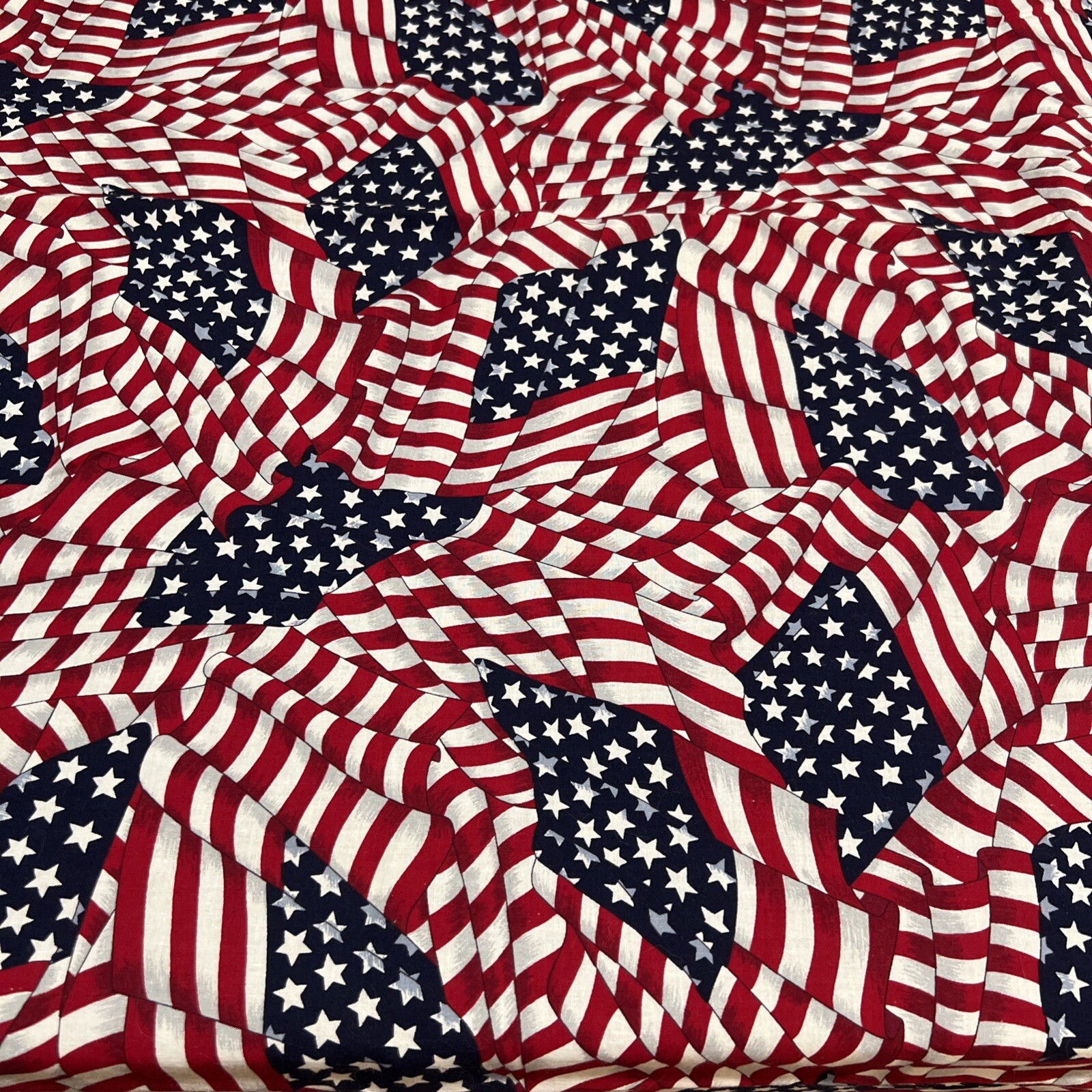 59”x 81” patriotic table cloth, stars and stripes, America Homemade gallery