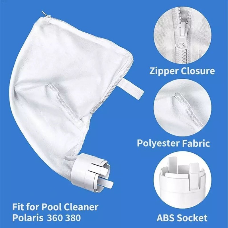 4 Pack For Polaris 360 Replacement 360 380 Pool Cleaner Zipper Bag All Purpose‘ gallery