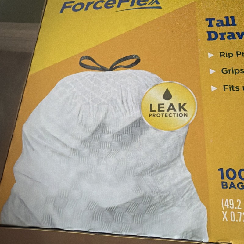CloroxPro Glad ForceFlex Tall Drawstring Trash Bags 13 Gal 100 Ct gallery