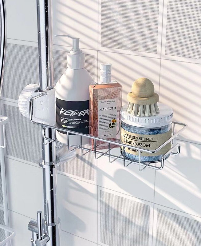 Drain Rack Storage Holder Shelf-Kitchen Sink Faucet Sponge Soap Cloth gallery