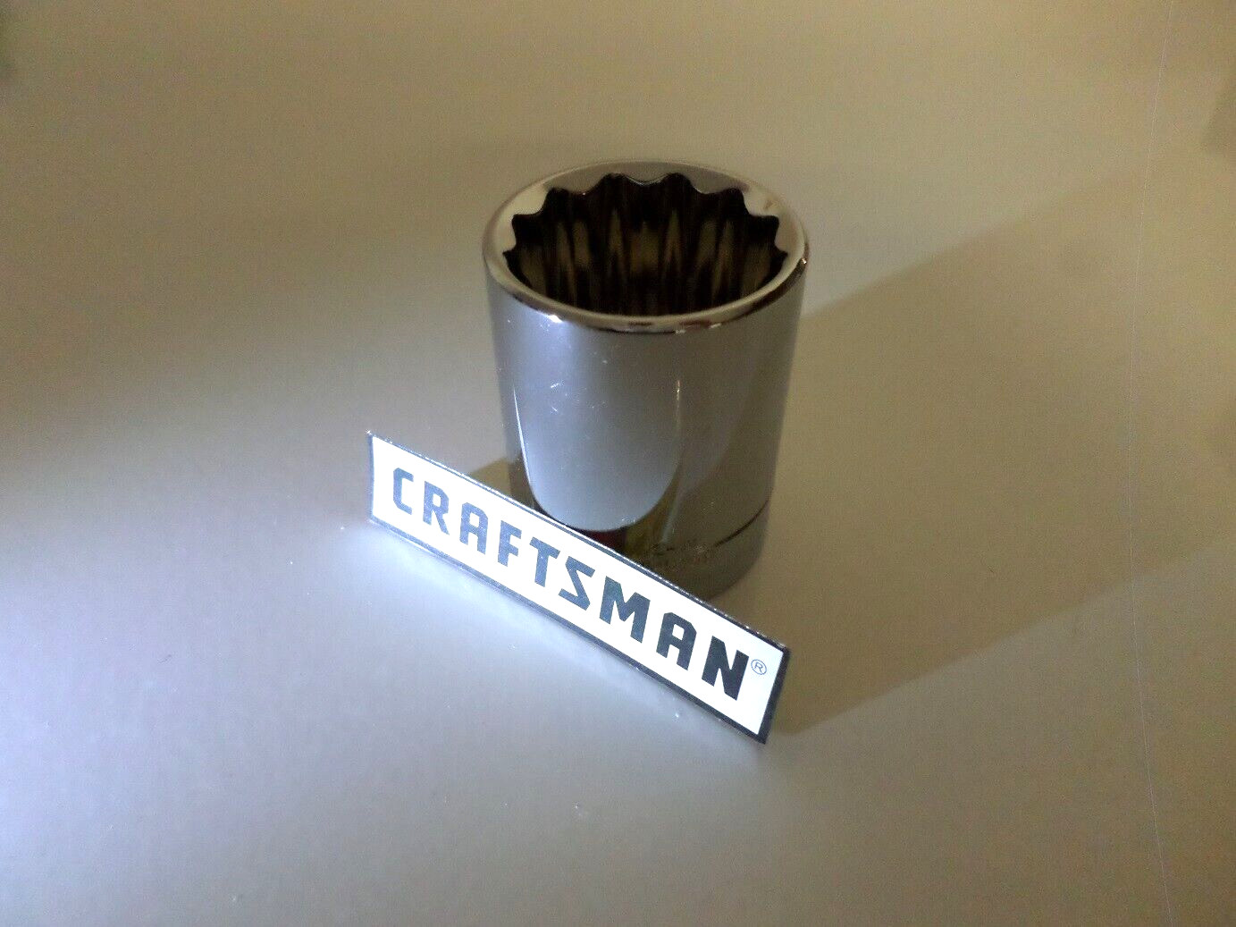 NEW Craftsman 1/2" Std Socket 6pt or 12pt, Choose Sizes 9-29mm, 3/8-1 1/8" SAE gallery