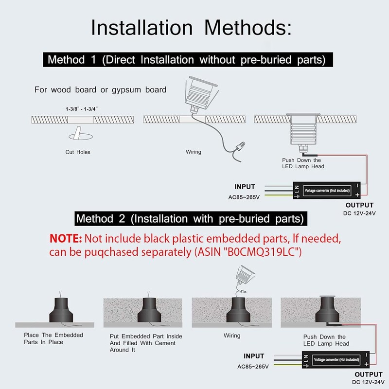 4Pack LED Pool Light Dimmable Warm White 3000K 3W Low Voltage Underwater Pond Li gallery