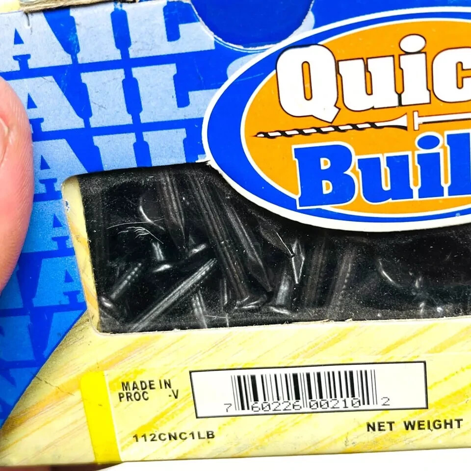 4 Pack Quick Build 112CNC1LB, Clous Clavos 1-1/2 in Steel Concrete Nails 1lb gallery