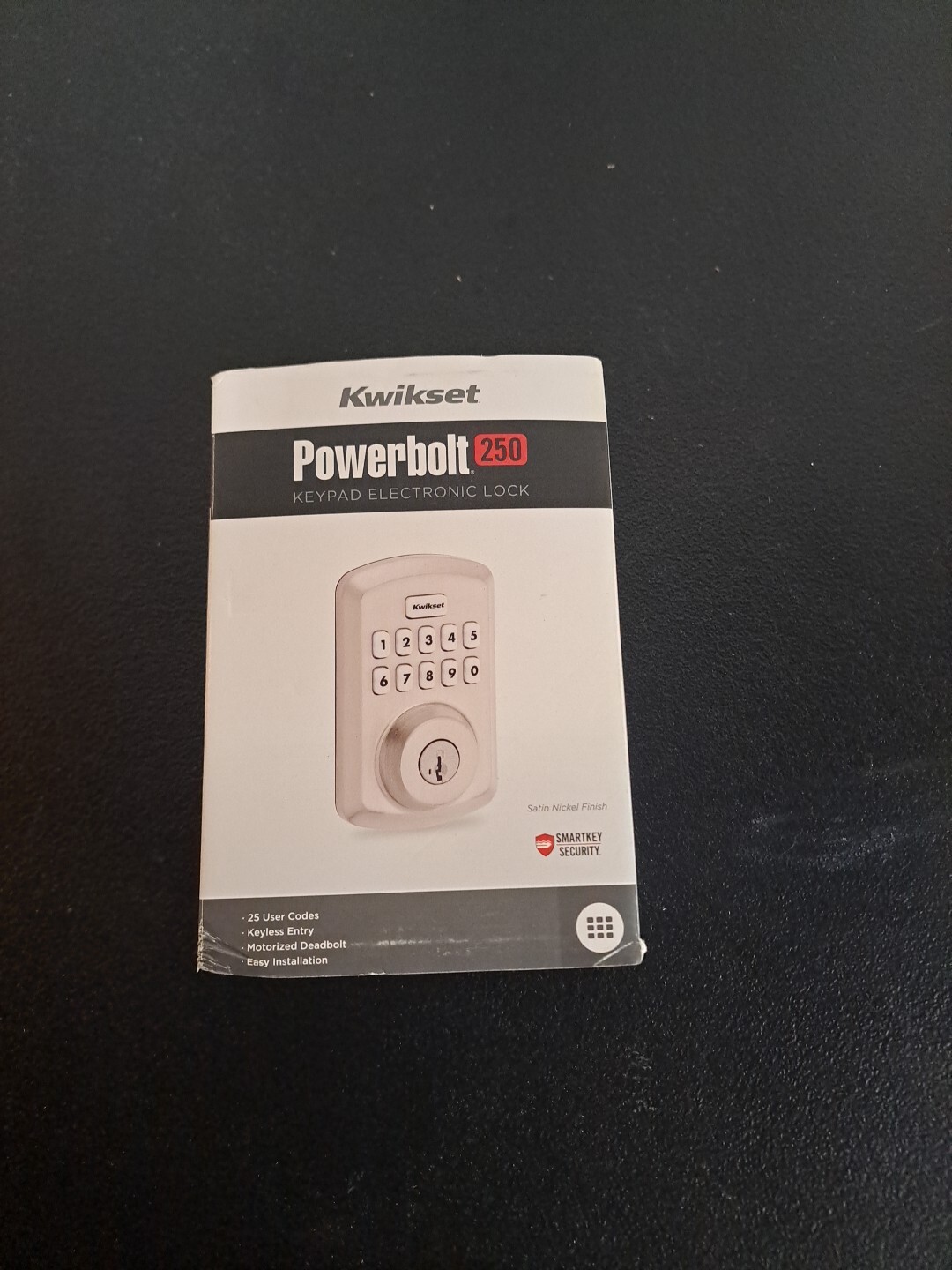 NEW Kwikset Powerbolt 250 Keypad Deadbolt Electronic Satin Nickle 992500-002 gallery