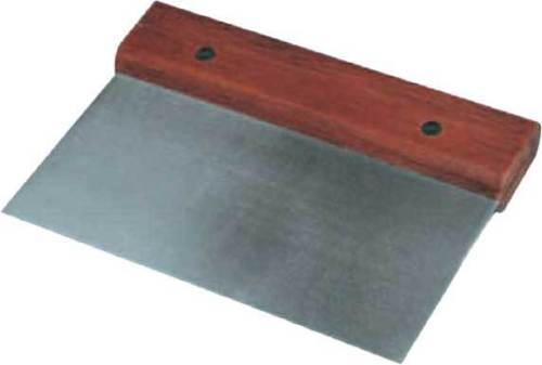 Chopper Scraper Dough Cutter Stainless Steel Griddle Tools Wood Handle Spatula gallery
