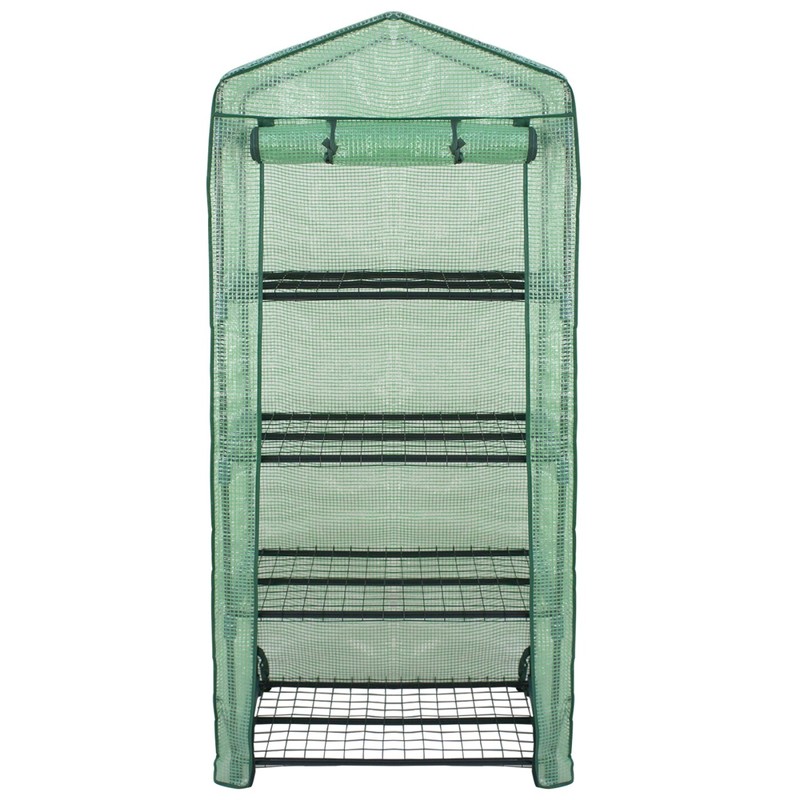 Mini Greenhouse Outdoor Portable Green House Gardening w/ 4 Tier PE Cover gallery