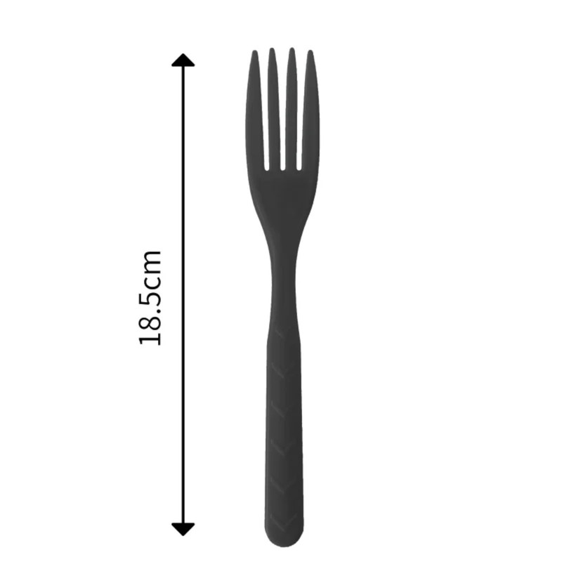 Reusable Plastic Cutlery (18.5cm) - Strong & Durable in Knifes Forks Spoons Mix gallery