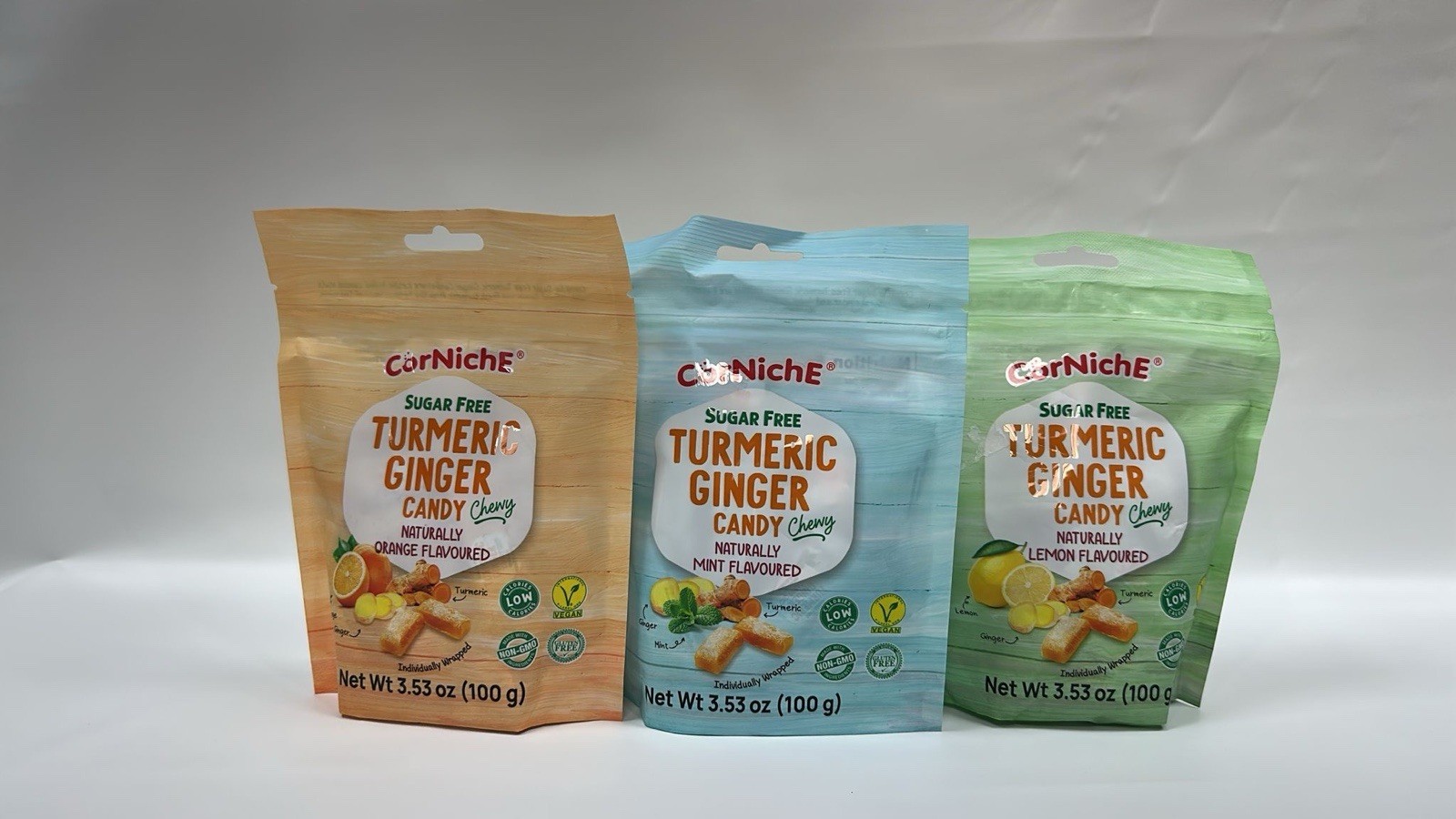 Turmeric Ginger Hard Candy 3pack 3 Flavors, Lemon ,orange, And Mango. Sugar Free gallery