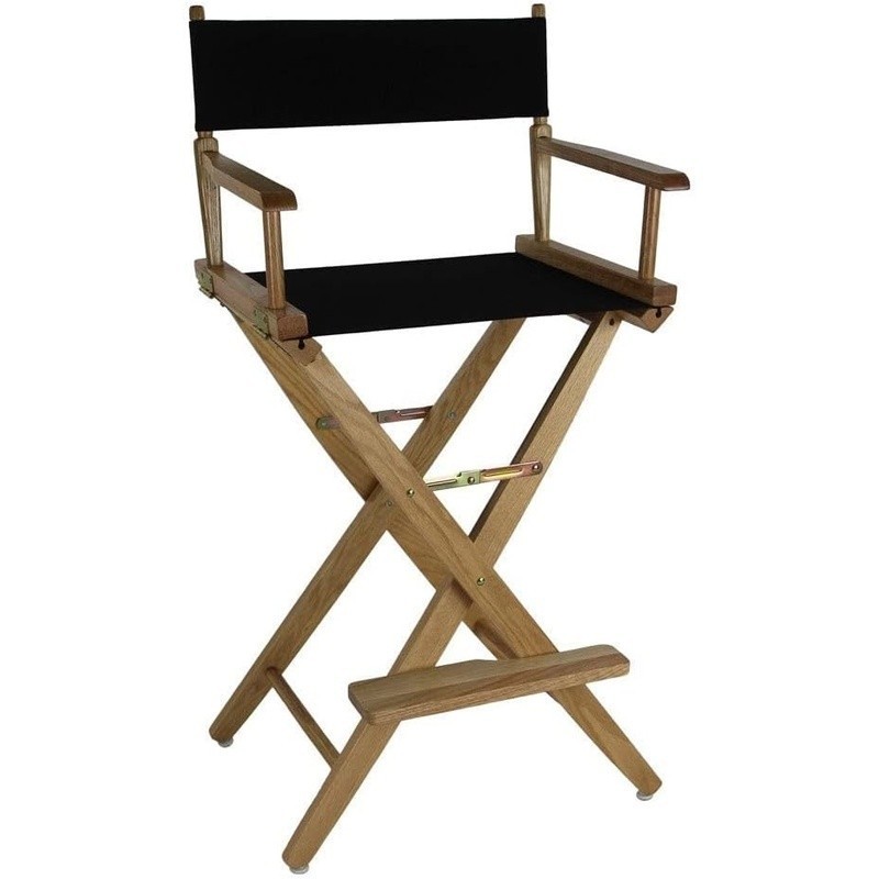 Durable Solid Hardwood Folding Bar Stool W/ Armrests Comfortable Portable Design gallery