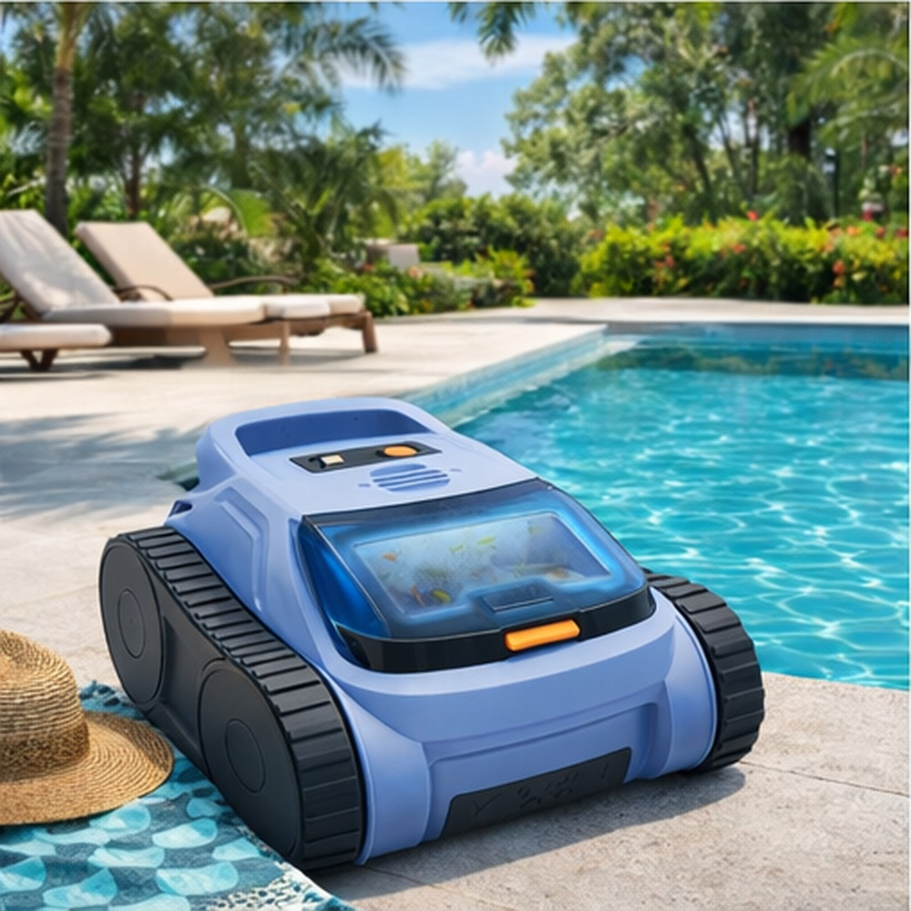 Cordless Pool Vacuum Robotic Pool Cleaner for Inground Pools Floor Wall Climbing gallery