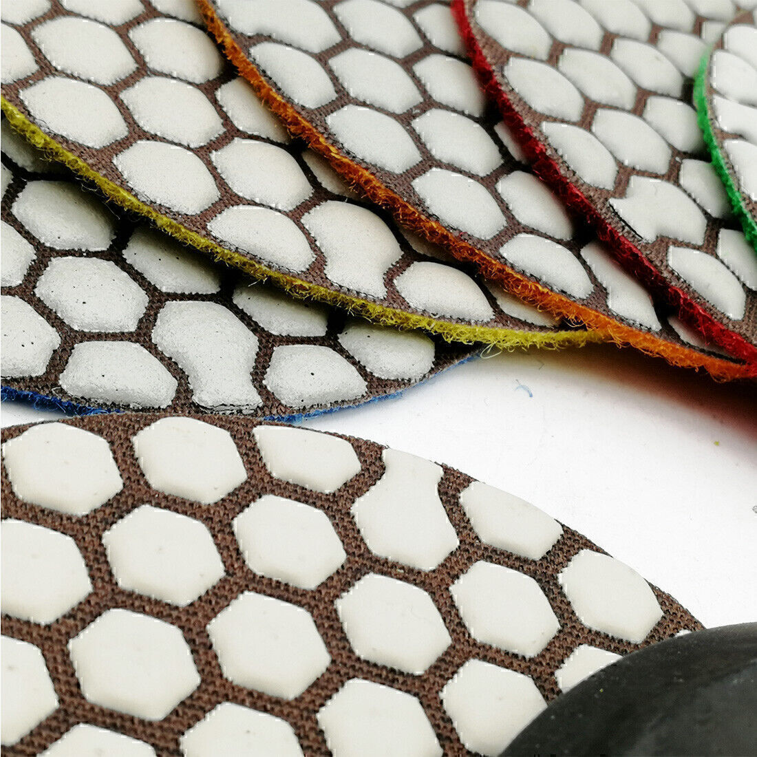SHDIATOOL Diamond Polishing Pads 4" Granite Marble Tile Sanding Discs 5/8 Backer gallery