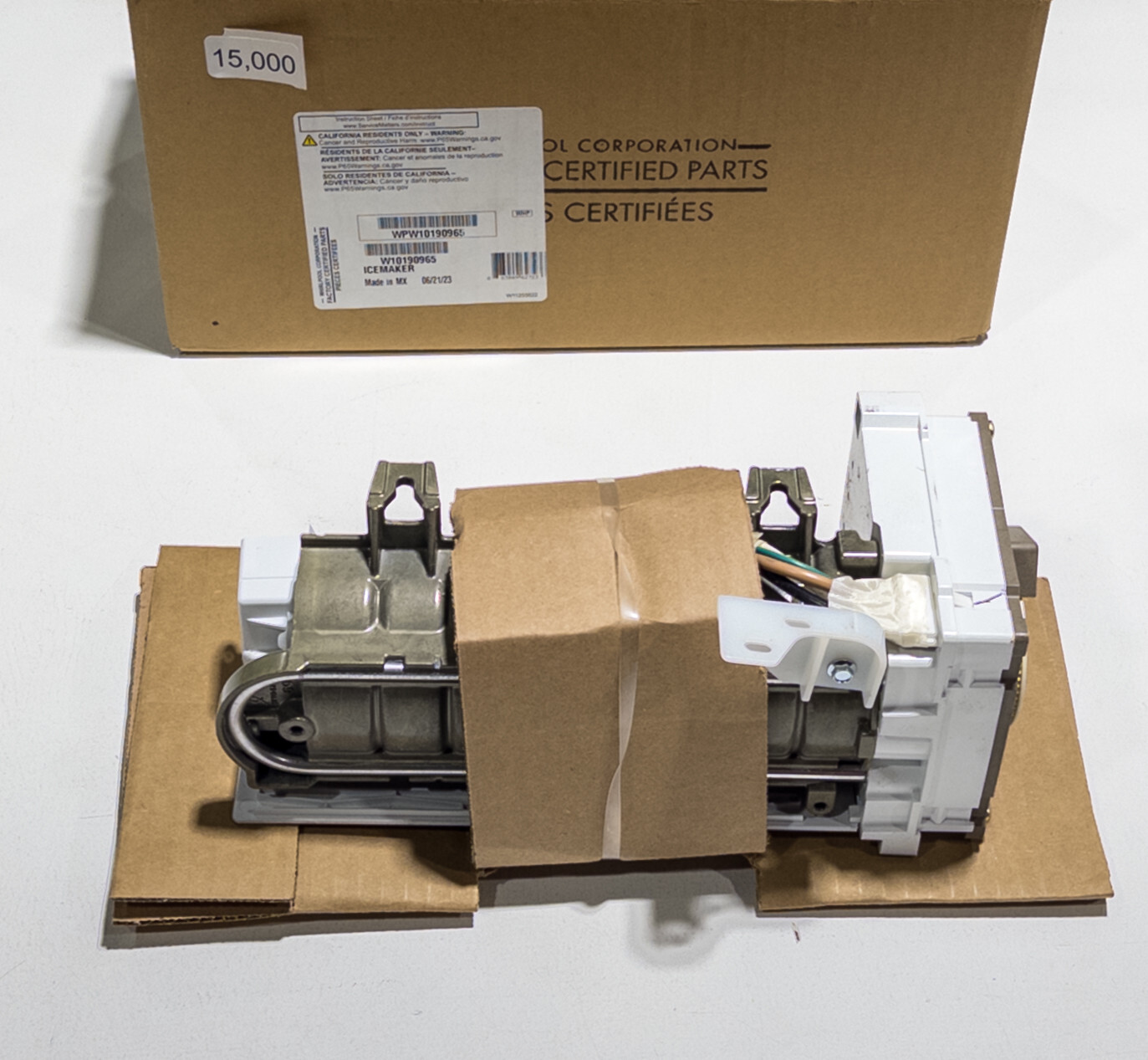 Whirlpool w10190965 Refrigerator Freezer IceMaker w11381372 Ice Maker gallery