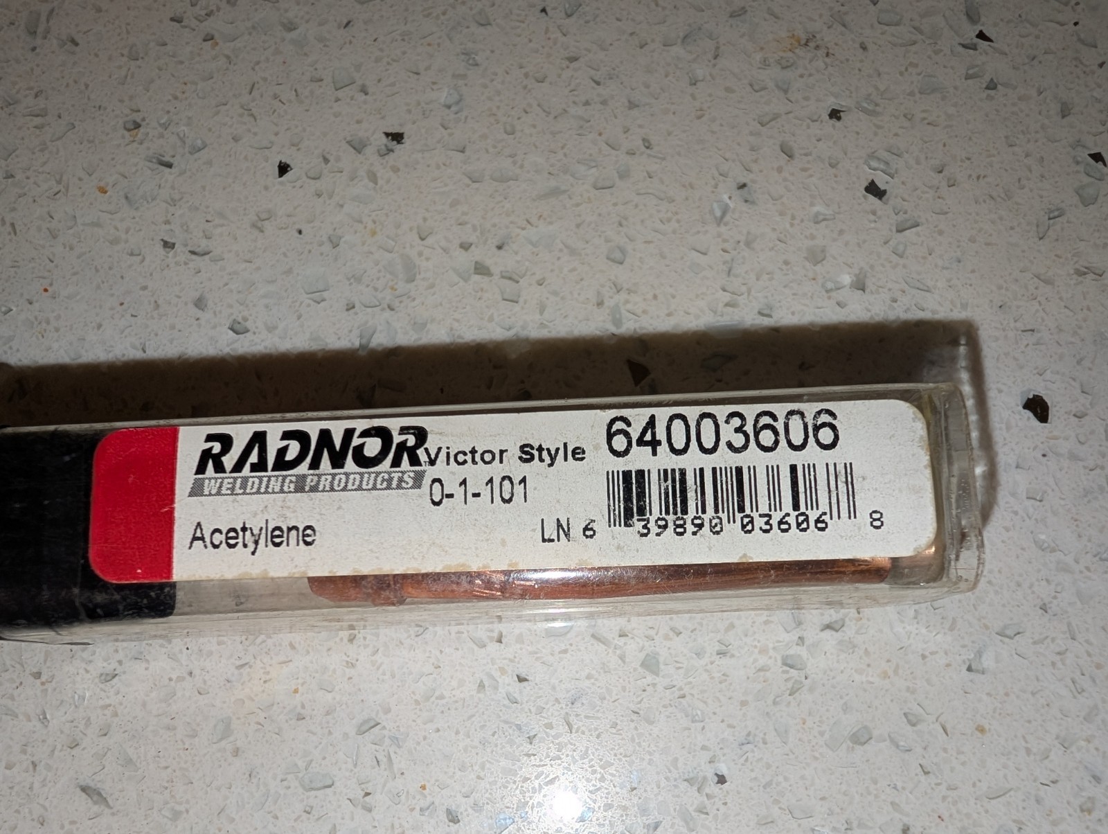 Radnor 1-101 #0 Victor® Style Single Piece Acetylene Cutting Tip 64003606 gallery