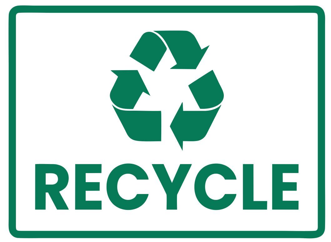 Recycle Safety Sign Sticker Decal Label D7364 gallery