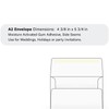 A2 Invitation Envelope - 24# White (4 3/8 x 5 3/4) - 1000 per Pack gallery