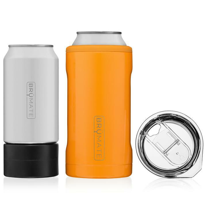 NEW Brumate Hopsulator Trio 3 in 1 Hunter Orange Can 16 - 12 oz w/ slider lid gallery
