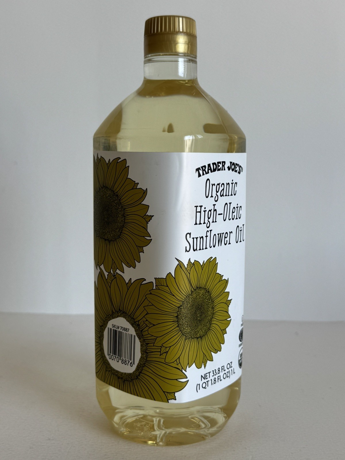 Trader Joe’s Organic High - Oleic Sunflower Oil 33.8 fl oz/1L🌻 Expire: 09/2027 gallery