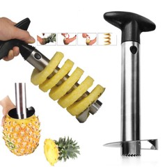 Fruit Pineapple Corer Slicer Peeler Kitchen Tool Stainless Steel Easy Gadget