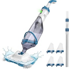 ENHULK Pool Vacuum for Above Ground Pool Upgraded 13.4 Wide Head & Telescopic