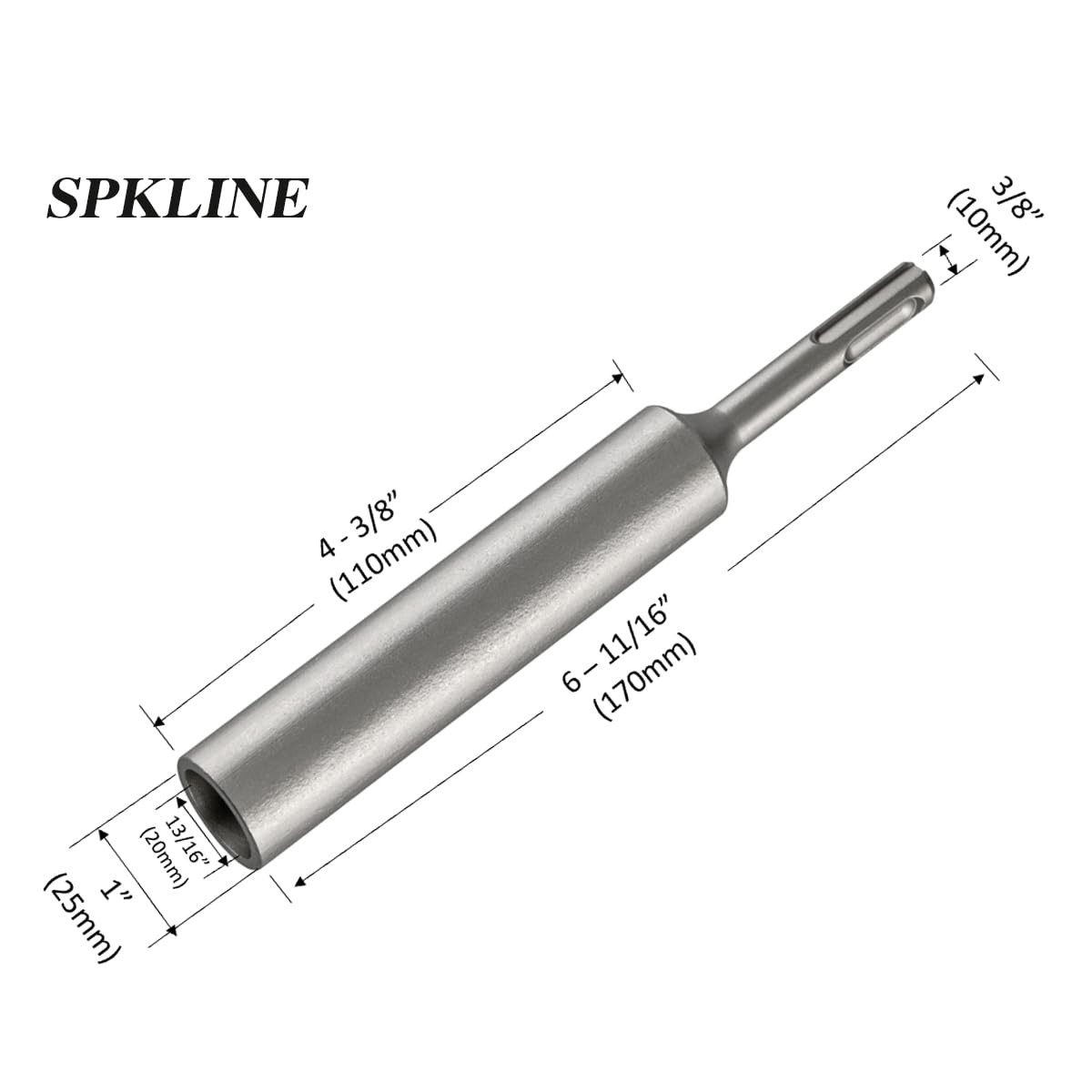 SDS-Plus Ground Rod Driver for 5/8 Inch and 3/4 Inch Ground Rods, 13/16" X 6-... gallery