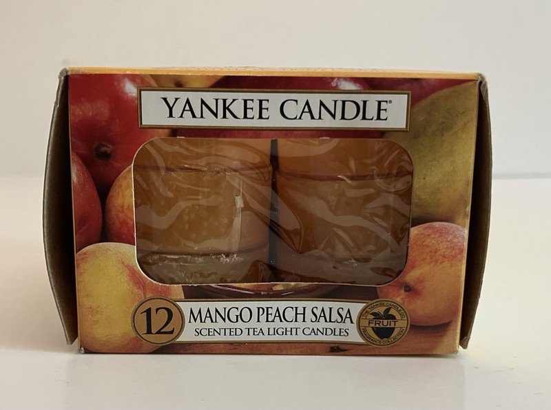 Yankee Candle Mango Peach Salsa Scented Tea Lights 12 Count Discontinued New gallery