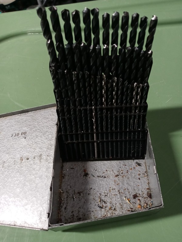 Black Oxide 60pc NUMBER Drill Bit Set Wire Gauge Screw Machine Length #1-60 gallery
