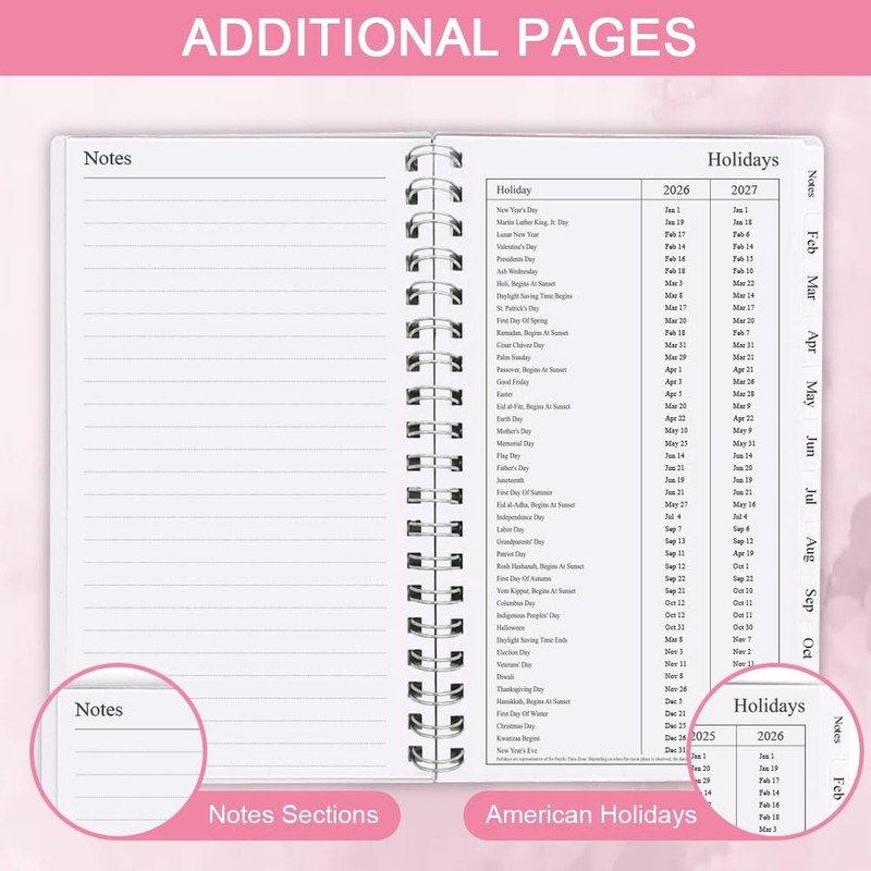 2026 Pocket Planner, A6 Weekly Planner with Monthly Tabs, Run January 2026-De... gallery