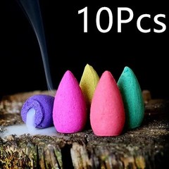 NEW Version Backflow Incense Burner Cones Mixed Flower Flavor Smoke Bullet Cone