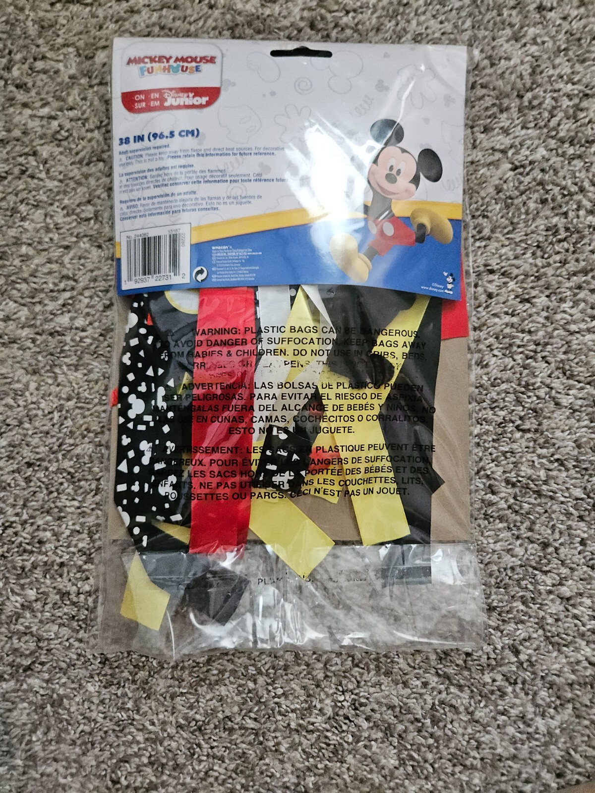 Mickey Mouse Disney Junior One Year Old Birthday Party High Chair Decoration gallery
