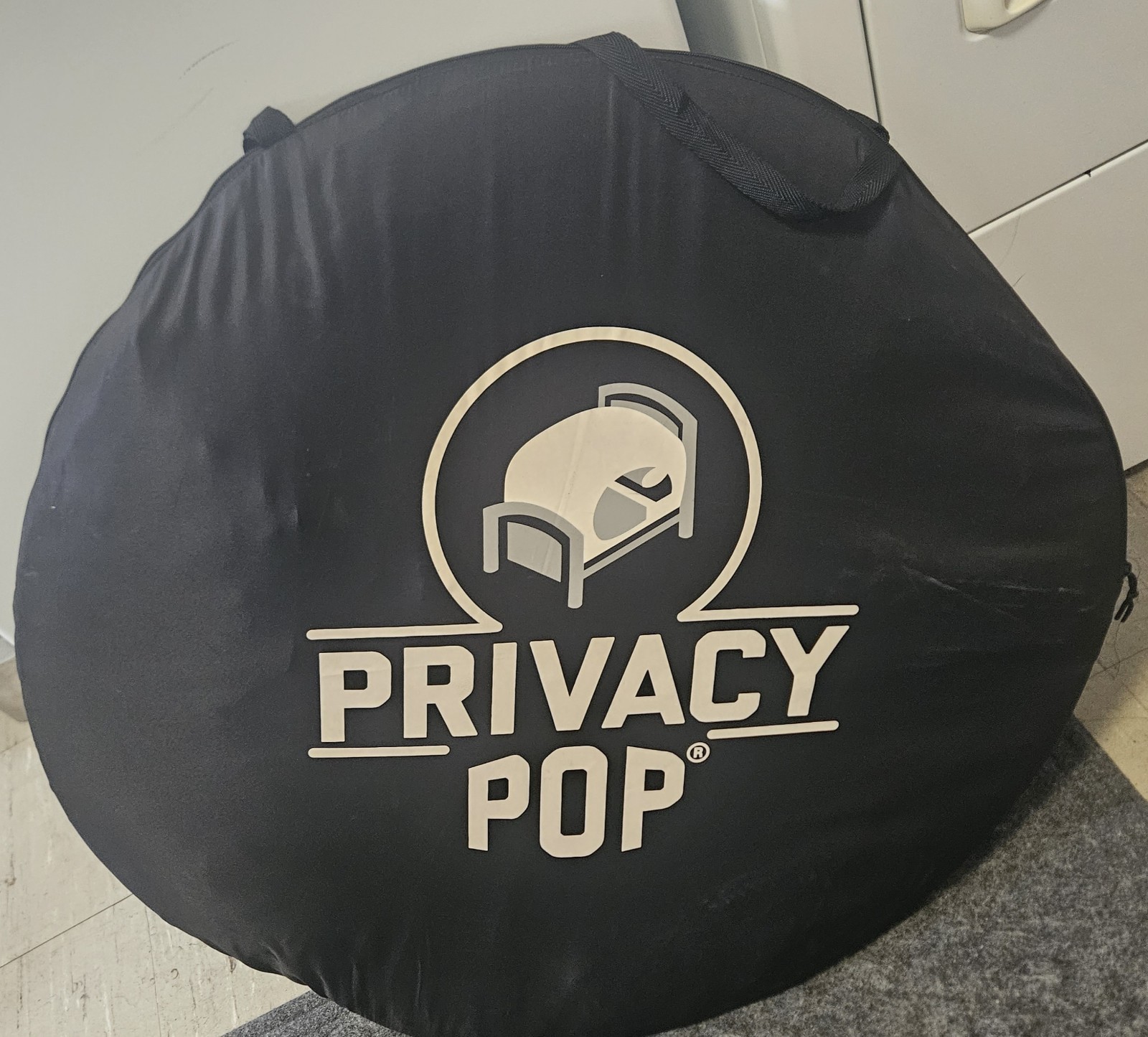 Privacy Pop- Pop Up Bed Tent Full Size Canopy Tent Privacy Space - Black gallery