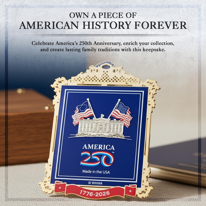 Official Commemorative Ornament of Americaâ€™S 250Th Anniversary | 2026 White... gallery