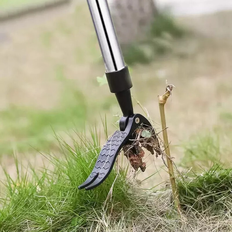Weeder Puller Stand Up Weed Tool Handle Claw Garden Outdoor Root Remover Killer gallery