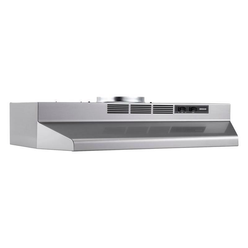 Broan 30 in. W Stainless Convertible Range Hood gallery