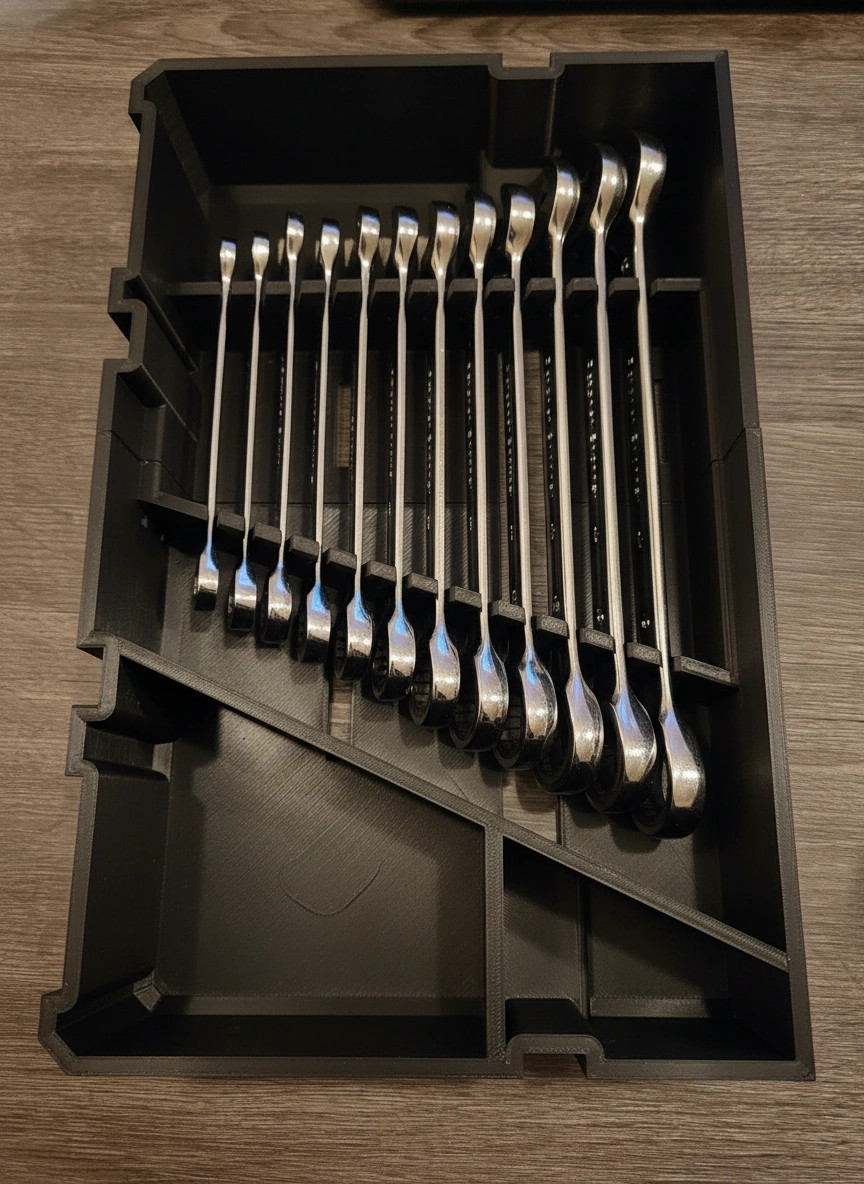 Milwaukee PACKOUT Drawer Wrench Holder – Left Side (Insert Only) gallery
