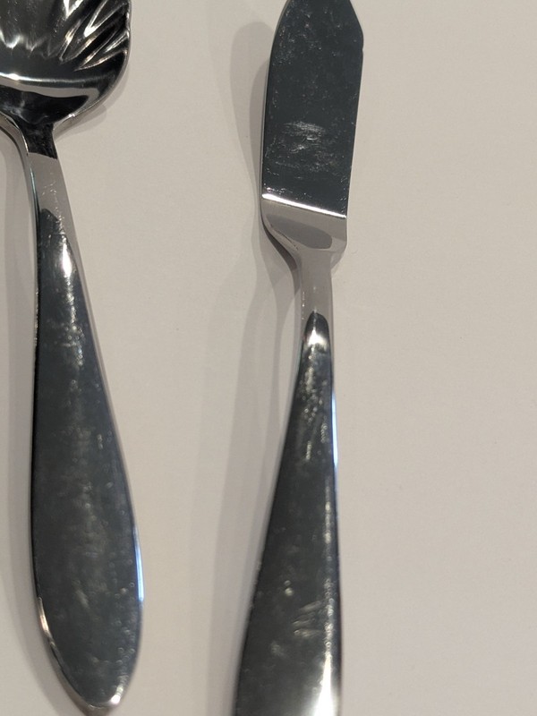 Oneida Mooncrest Stainless Sugar Shell Spoons And Butter Knife/Spreader gallery
