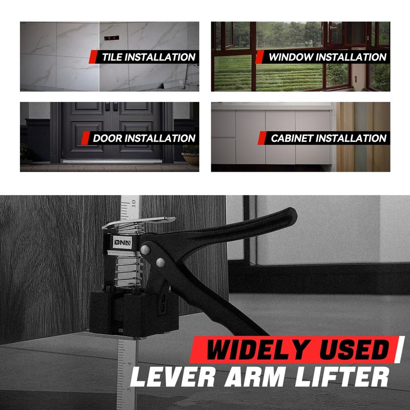 10in 440lbs Hand Jack 2X Lever Arm Lifter Labor Saving Handle Wall Tile Locator gallery