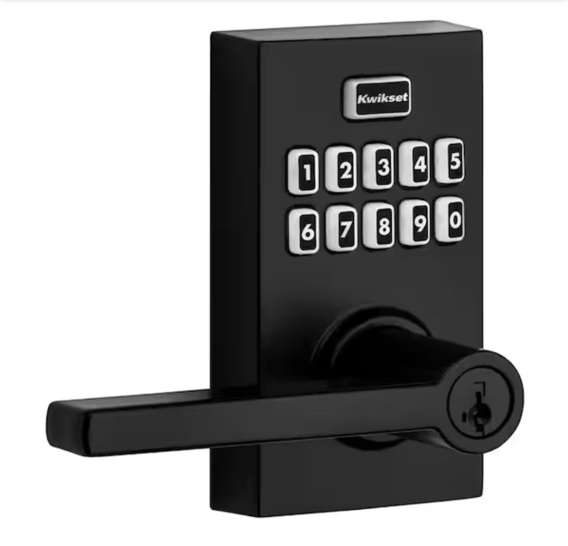 Kwikset SmartCode 917 Matte Black Keypad Door Handle w/ SmartKey Security gallery