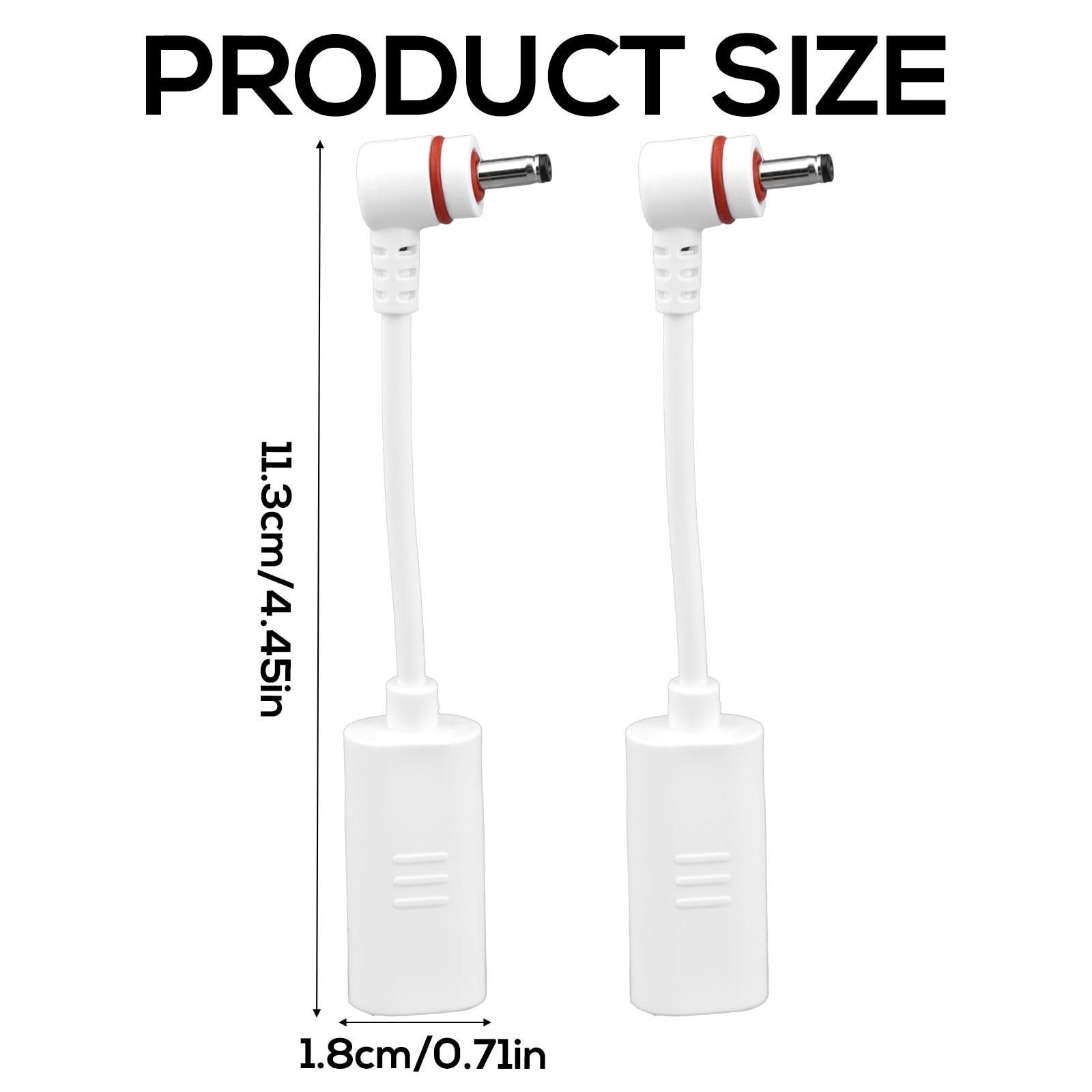 USB-C to Barrel Plug Adapter (2-Pack) for Solar Panels and Outdoor Devices gallery
