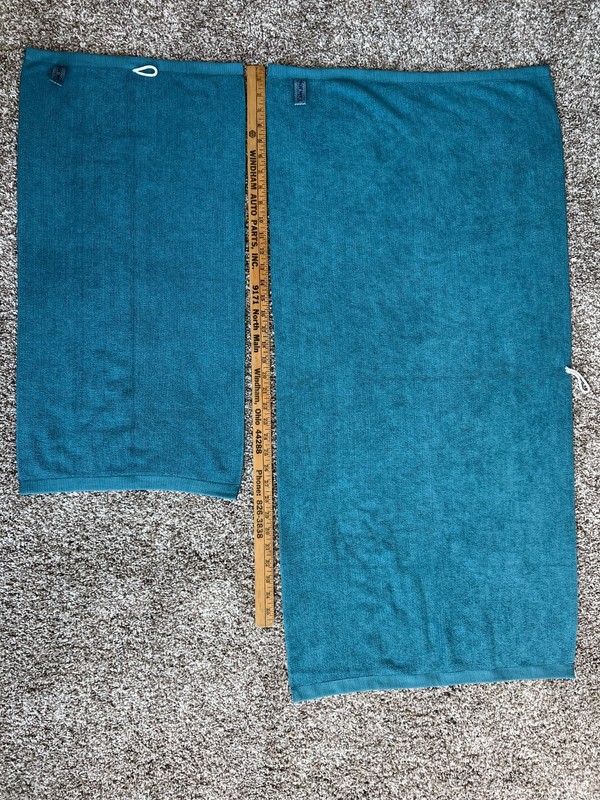 NEW NORWEX MICROFIBER BATH TOWELS - SET OF 2 - TEAL BRAND NEW - HAND AND BODY gallery