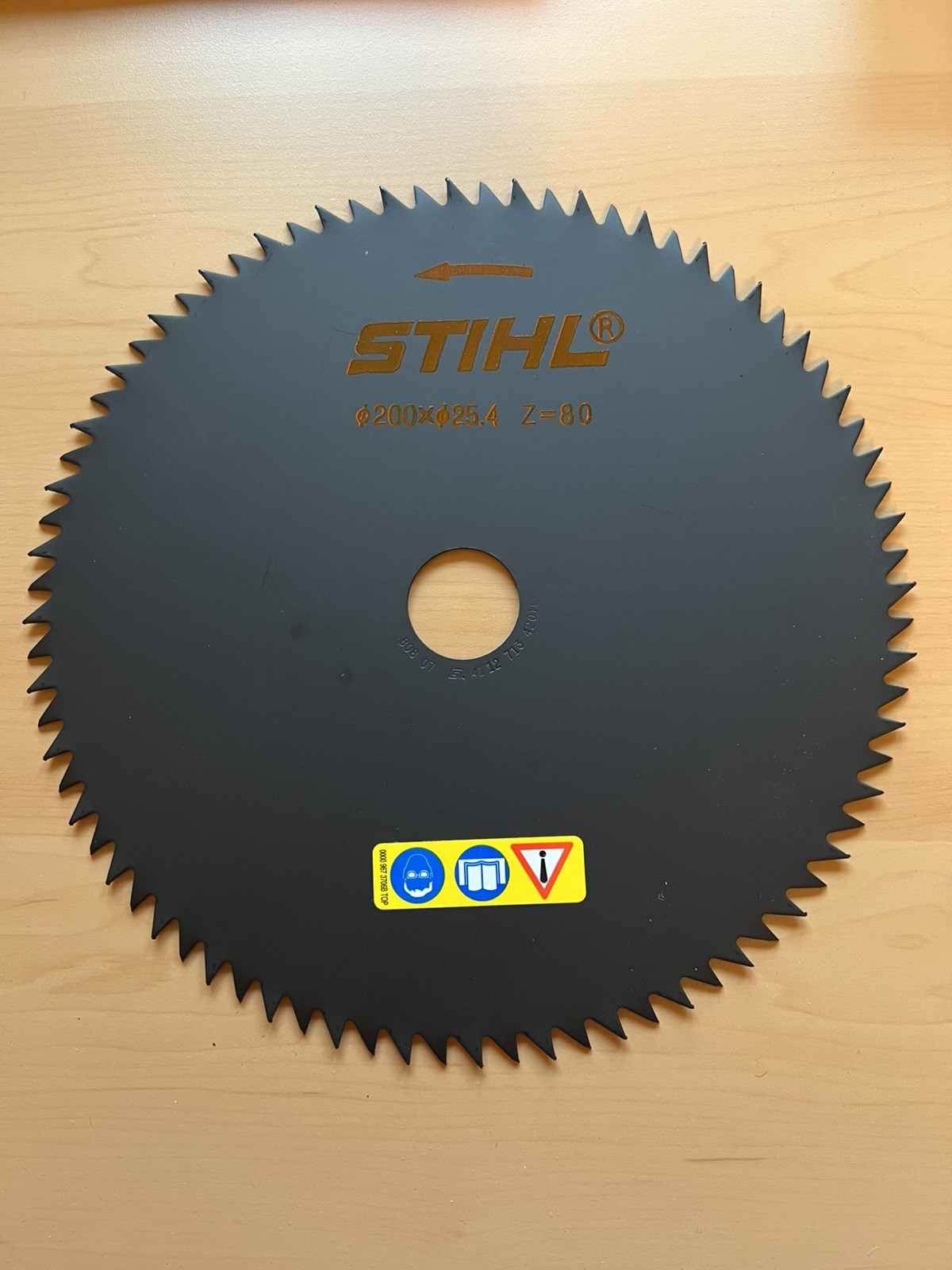 Stihl Scratcher-Tooth Circular Saw Brush Blade OEM 200mm 8" 4112 713 4201 gallery