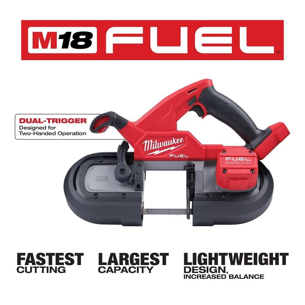 Milwaukee Tool 2829S-20 M18 Fuel Compact Dual-Trigger Band Saw (Tool-Only) gallery