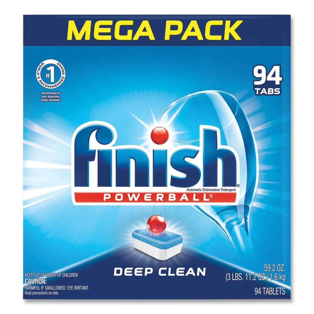 FINISH 51700-97330 Powerball Dishwasher Tabs - Fresh Scent (94/Box) New gallery